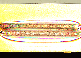 IGBT銅排焊接后效果圖